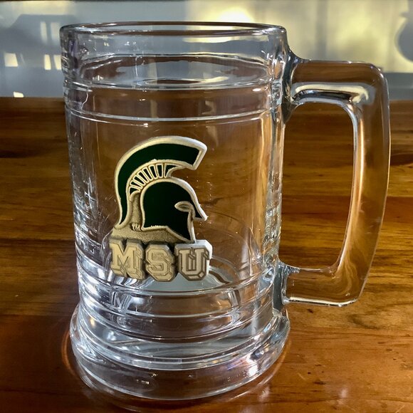 MSU  Glass Mug & Shot Glass - Picture 2 of 4